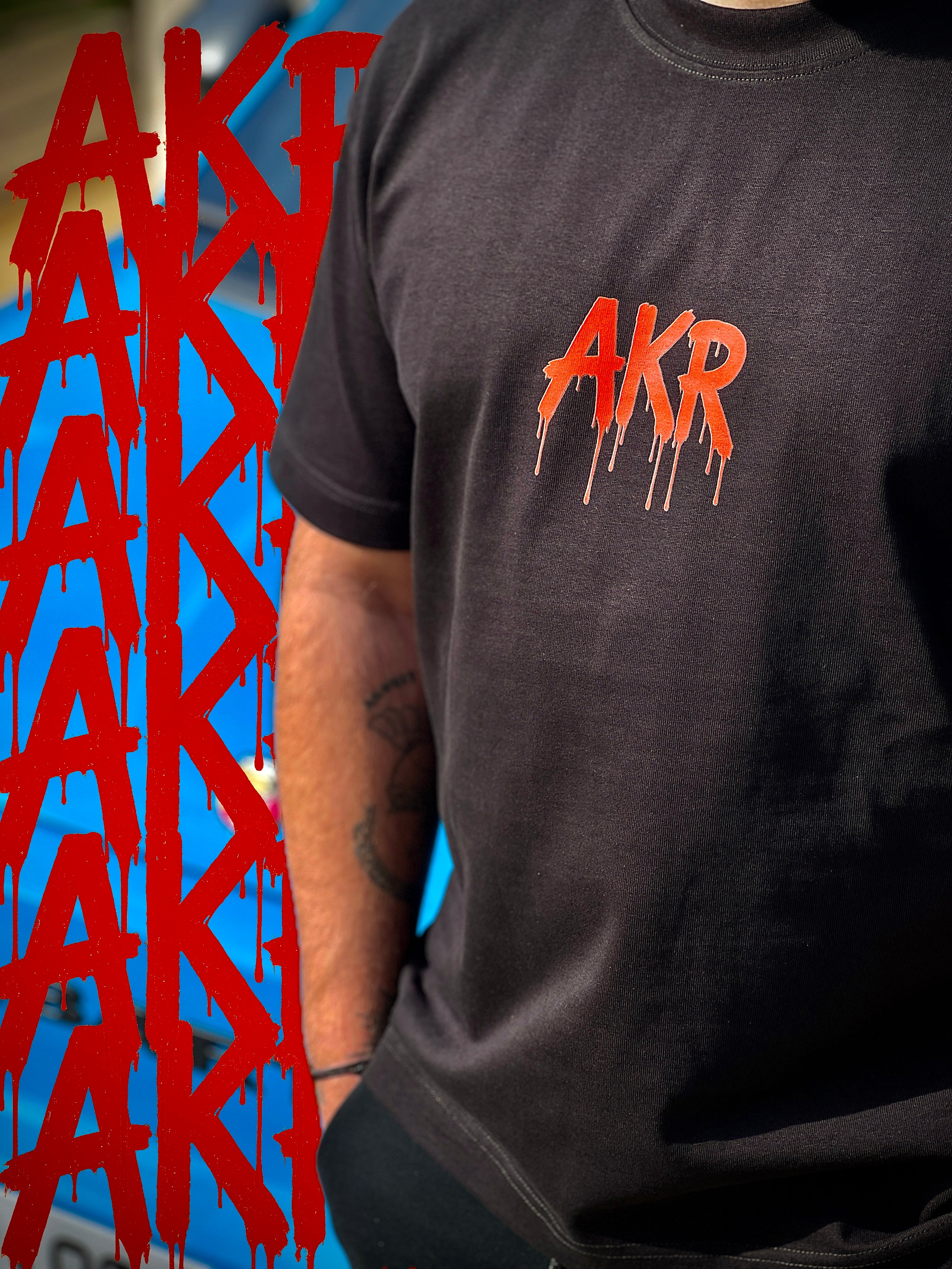 T-SHIRT Oversize Noir - AKR