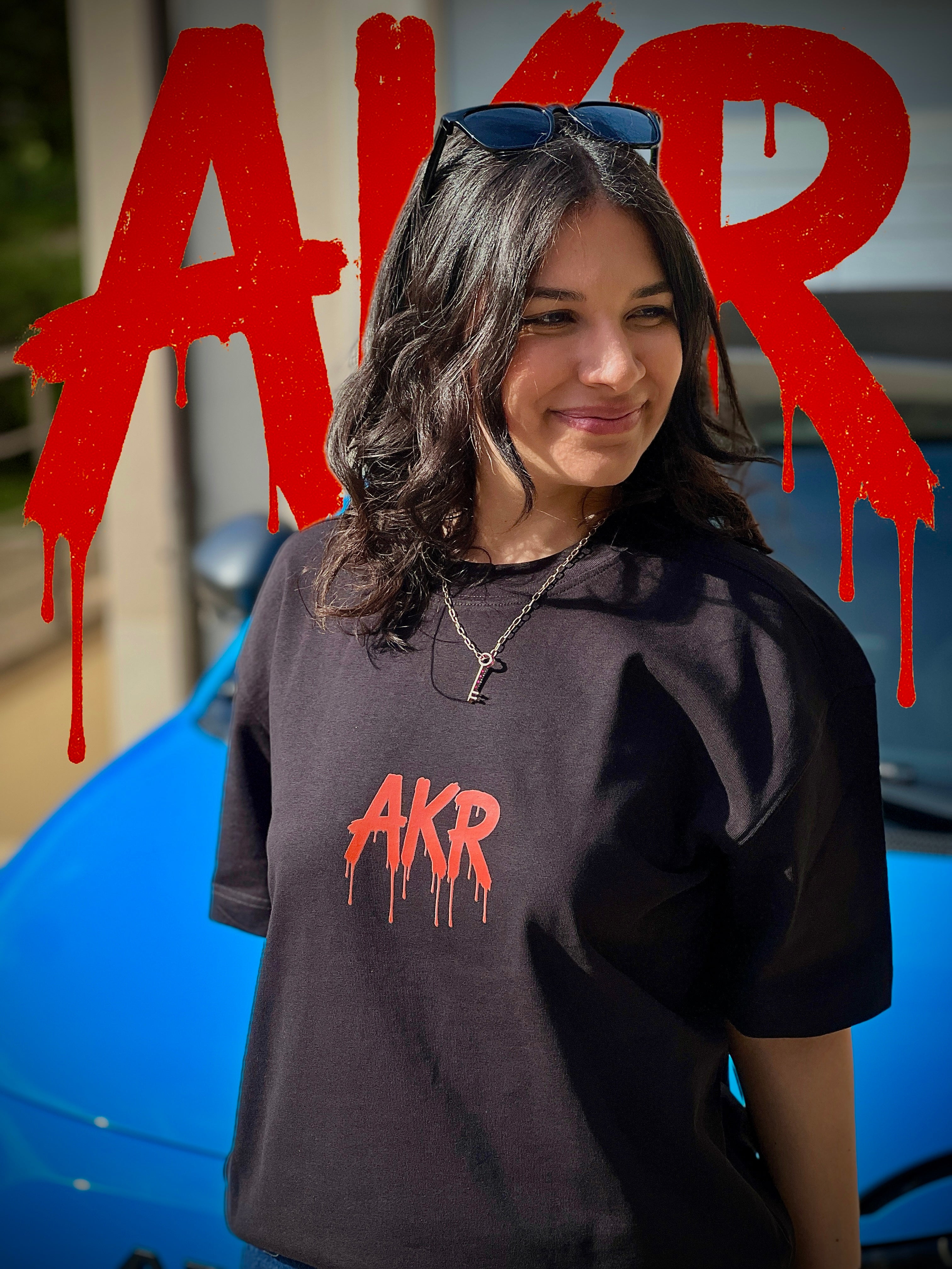 T-SHIRT Oversize Noir - AKR