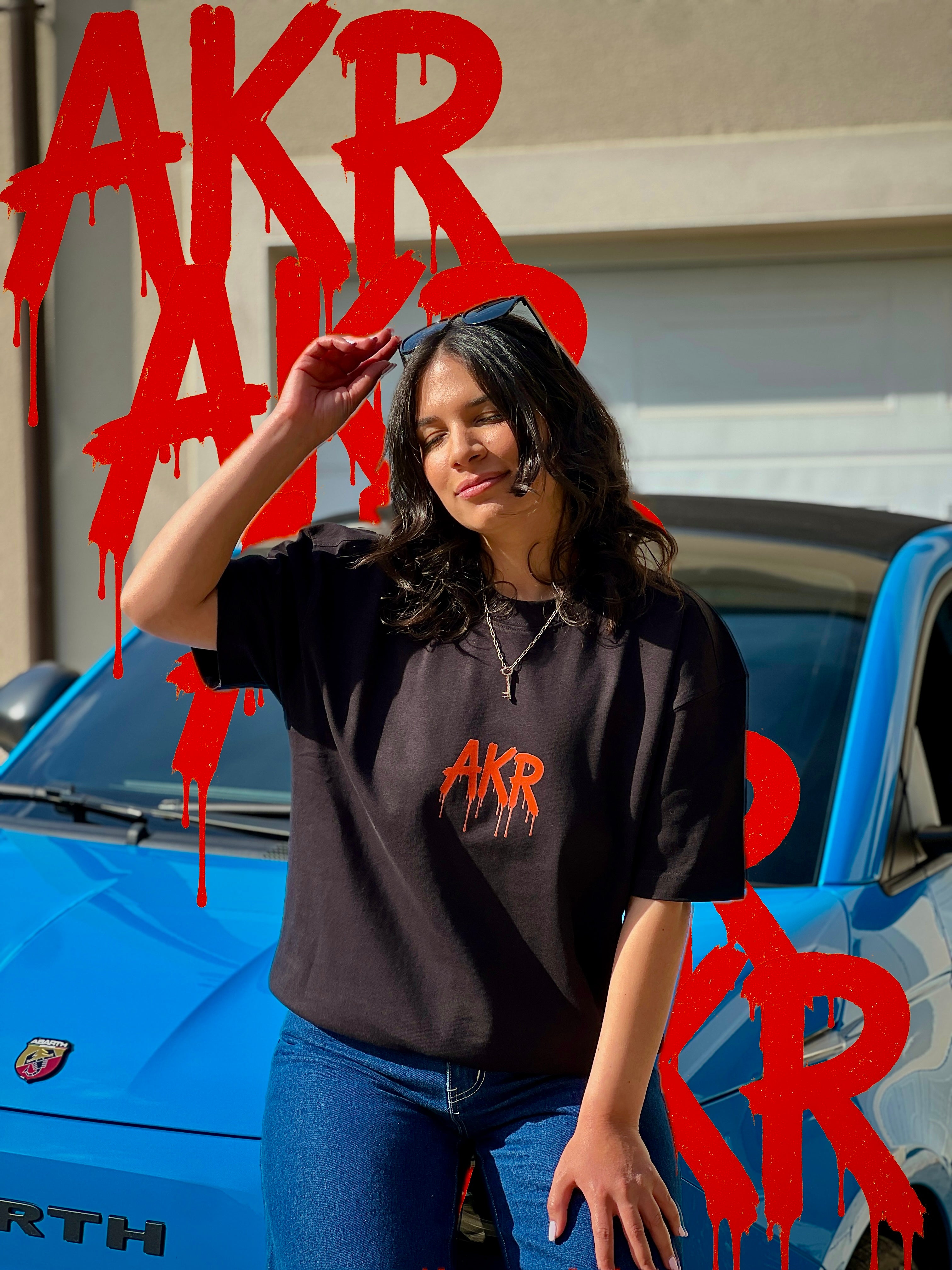 T-SHIRT Oversize Noir - AKR